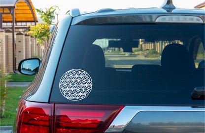 Flower of Life Sacred Geometry Vinyl Car Decal