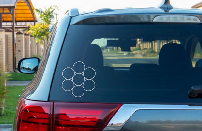 Egg of Life Sacred Geometry Vinyl Car Decal