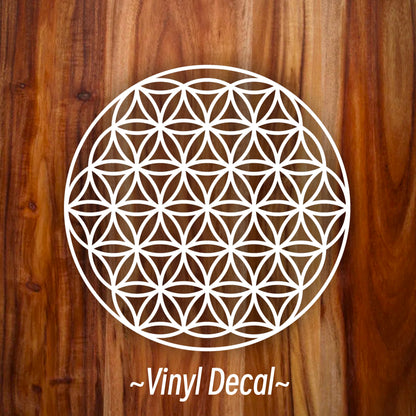 Flower of Life Sacred Geometry Vinyl Car Decal